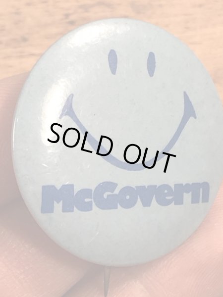 70年代頃のスマイルのビンテージの缶バッジ