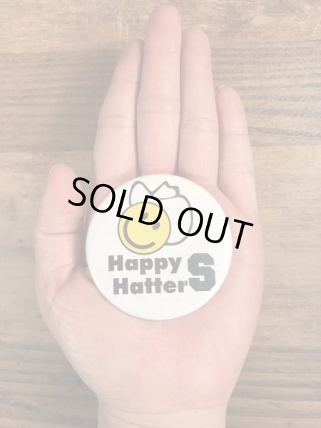 70年代頃の企業物のスマイルのビンテージの缶バッジ