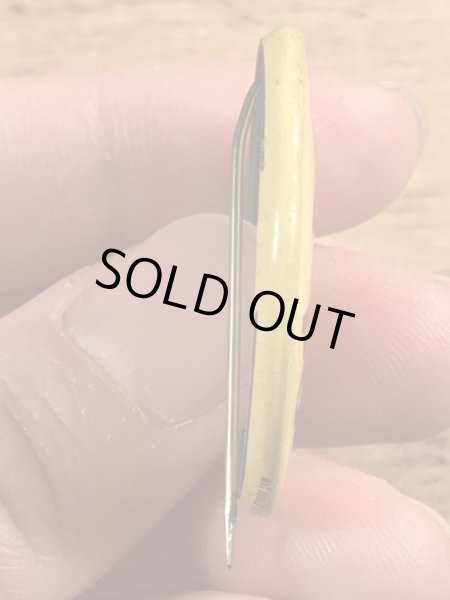 70’sのPeople Above Politicsのスマイルフェイスのヴィンテージの缶バッチ