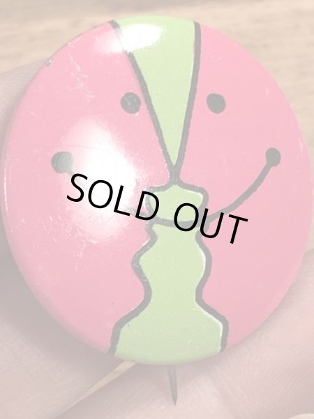 70年代頃のPerfect School Plan社製のスマイルフェイスのビンテージの缶バッジ