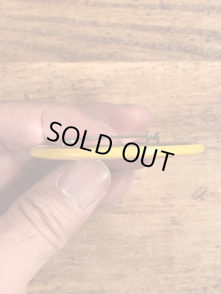 70’sの企業物のスマイルのヴィンテージの缶バッチ