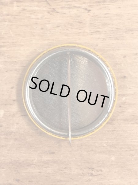 70’sの企業物のスマイルフェイスのヴィンテージの缶バッチ