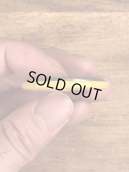 70’sのスマイルフェイスのヴィンテージの缶バッチ