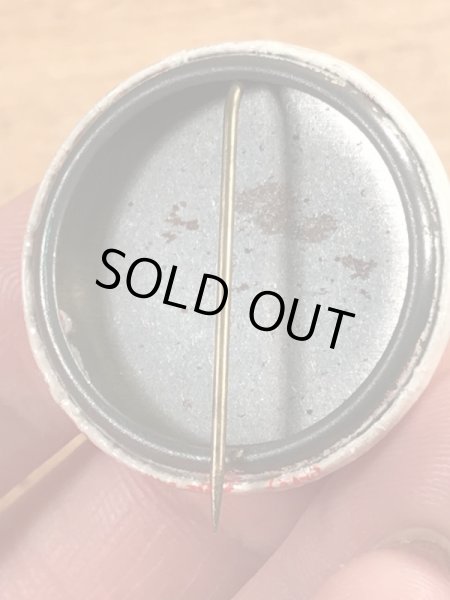 70年代頃の選挙時のスマイルが描かれたビンテージの缶バッジ