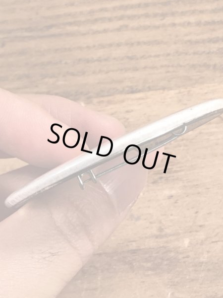 70年代頃の企業物のスマイルのビンテージの缶バッジ