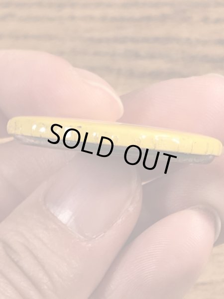 70’sのスマイルフェイスのヴィンテージの缶バッチ