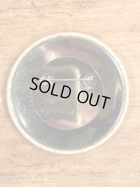 80’sの選挙時のスマイルフェイスのヴィンテージの缶バッジ