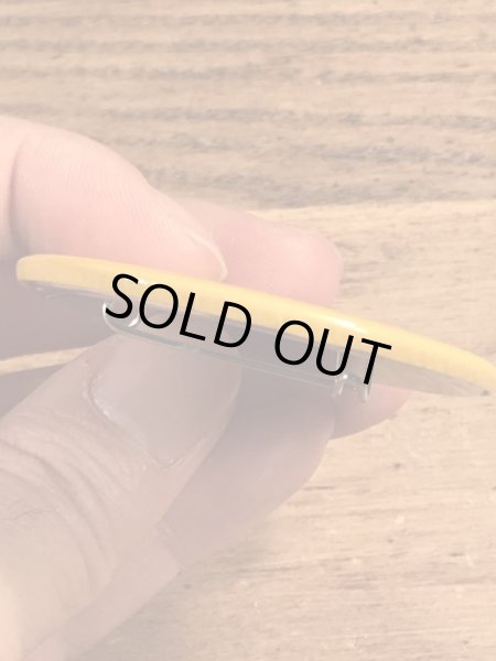 70’sの企業物のスマイルのヴィンテージの缶バッチ