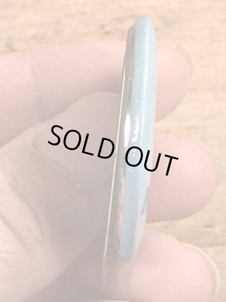 70’sのスマイルフェイスのヴィンテージの缶バッチ