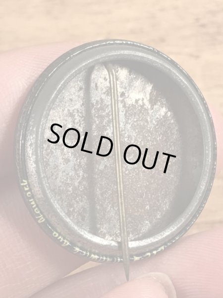 70’sのハイスクールのスマイルが描かれたヴィンテージの缶バッチ