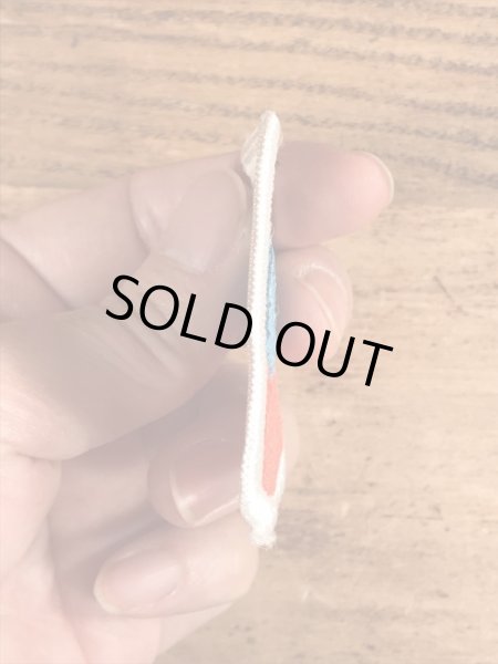 70年代頃のシェブロンのビンテージの刺繡ワッペン