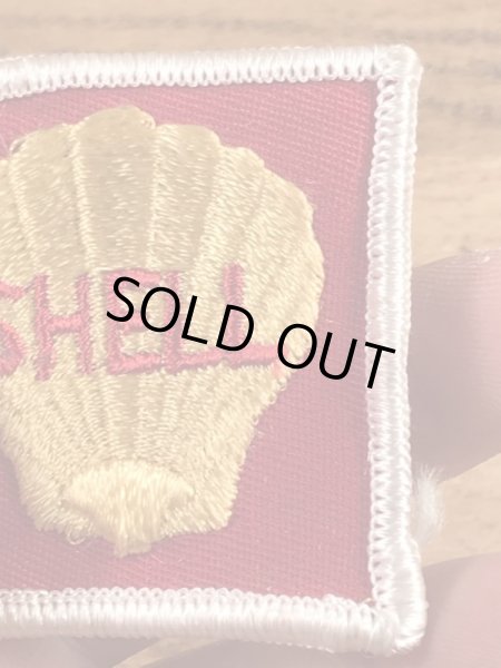 70’sのShellのヴィンテージの刺繍ワッペン