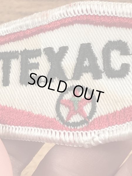 70年代頃のテキサコのビンテージの刺繡ワッペン