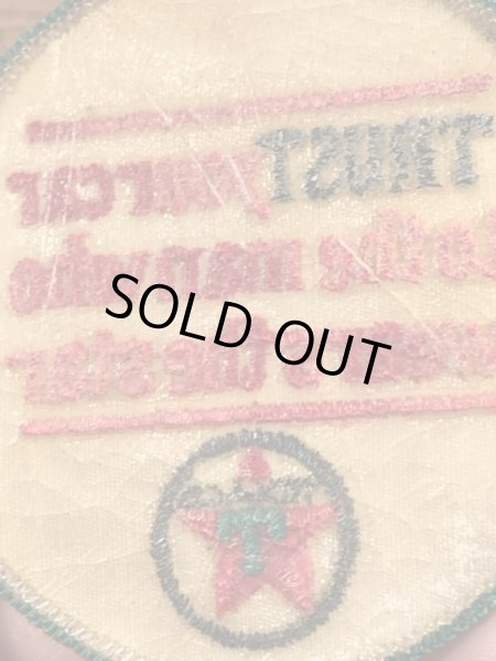 70’sのTexacoのヴィンテージの刺繍パッチ