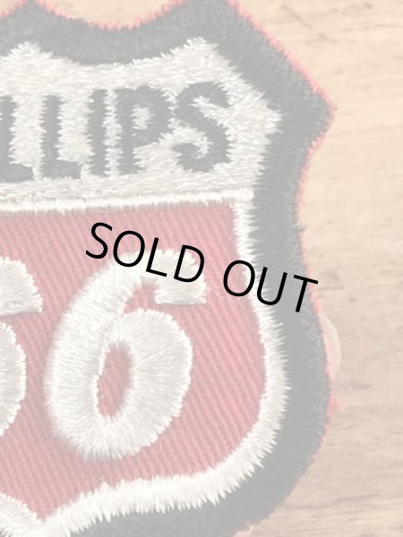 70’sのフィリップス66のヴィンテージの刺繡パッチ