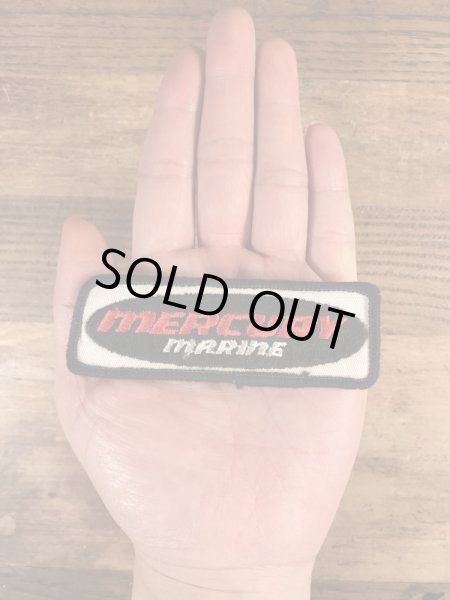 70年代頃のマーキュリーマリンのビンテージの刺繡ワッペン