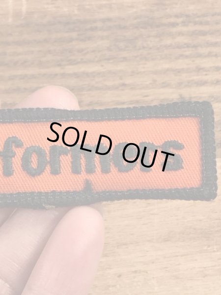 70’sのThe Performersのヴィンテージの刺繡パッチ