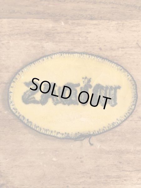 70’sのMidasのヴィンテージの刺繡パッチ