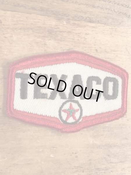 70年代頃のテキサコのビンテージの刺繡ワッペン