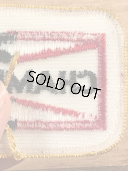 70’sのチャンピオンスパークプラグのヴィンテージの刺繡パッチ