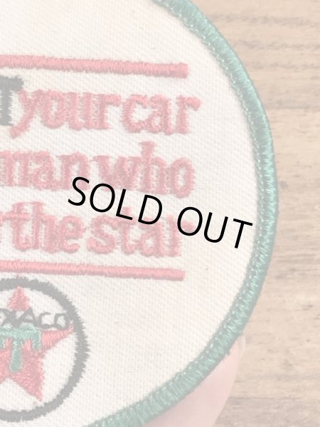 70’sのTexacoのヴィンテージの刺繍パッチ