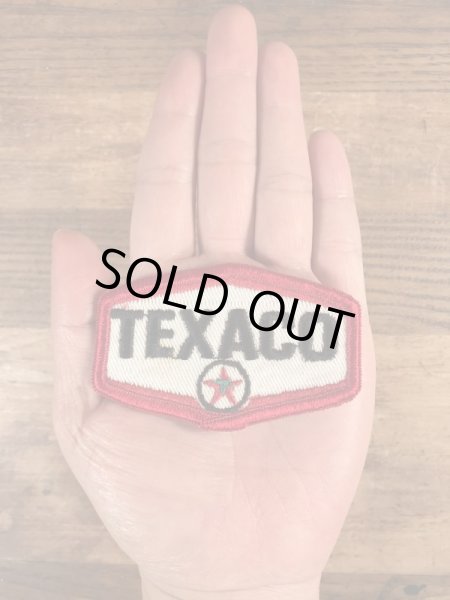 70年代頃のテキサコのビンテージの刺繡ワッペン