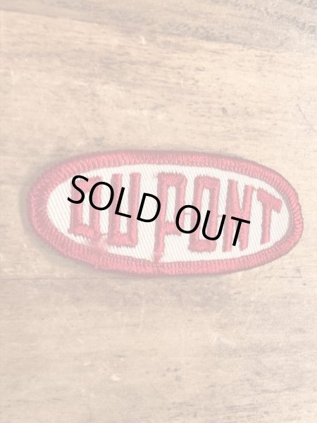 70年代頃のデュポンのビンテージの刺繡ワッペン