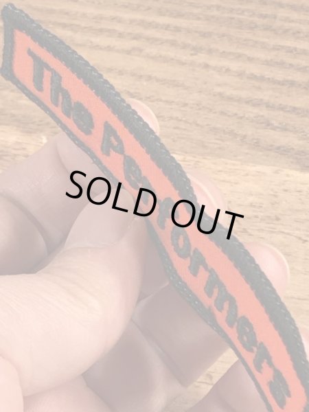 70年代頃のThe Performersのビンテージの刺繡ワッペン