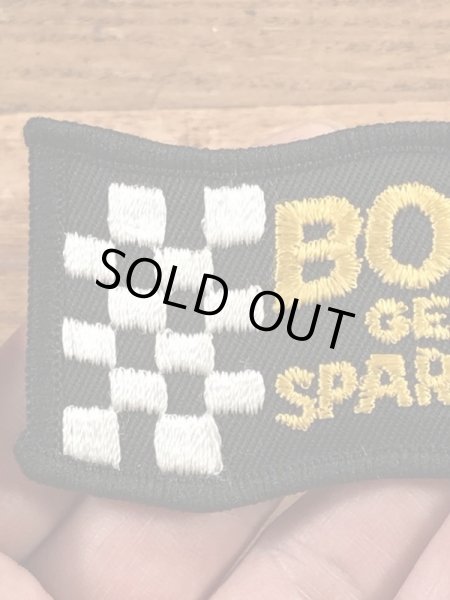 70年代頃のボッシュスパークプラグのビンテージの刺繡ワッペン