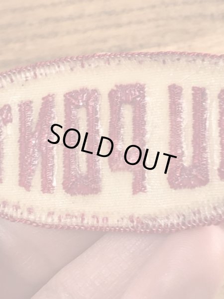 70’sのDu Pontのヴィンテージの刺繡パッチ