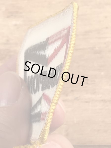 70年代頃のチャンピオンスパークプラグのビンテージの刺繡ワッペン