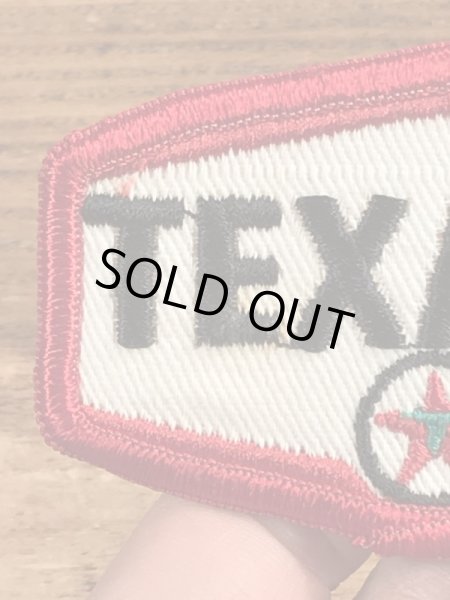 70年代頃のテキサコのビンテージの刺繡ワッペン