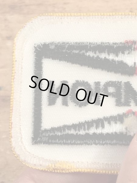 70年代頃のチャンピオンスパークプラグのビンテージの刺繡ワッペン