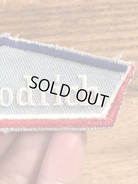 70’sのBFグッドリッチのヴィンテージの刺繡パッチ