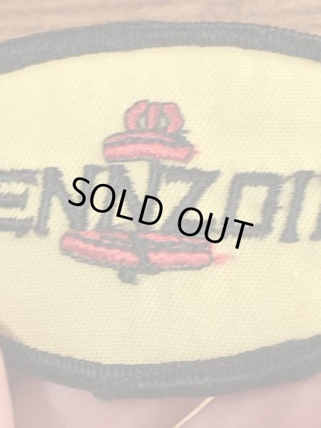 70年代頃のペンゾイルのビンテージの刺繡ワッペン