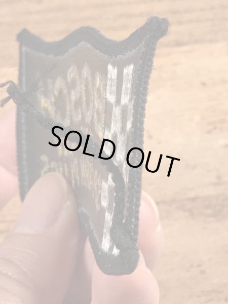 70’sのボッシュスパークプラグのヴィンテージの刺繡パッチ