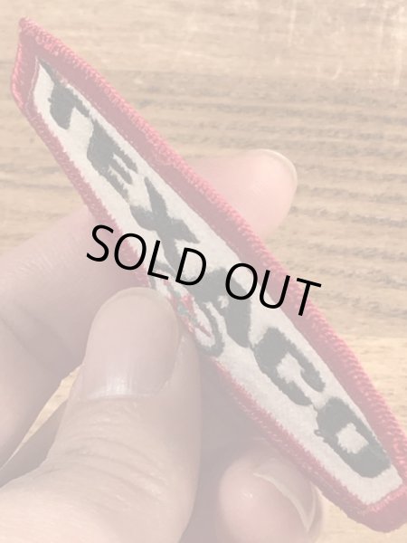 70年代頃のテキサコのビンテージの刺繡ワッペン