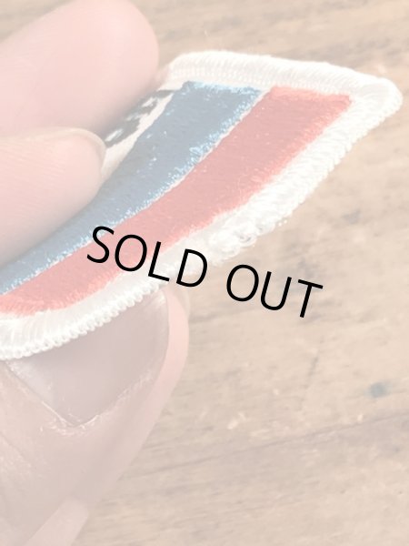 70’sのシェブロンのヴィンテージの刺繡パッチ