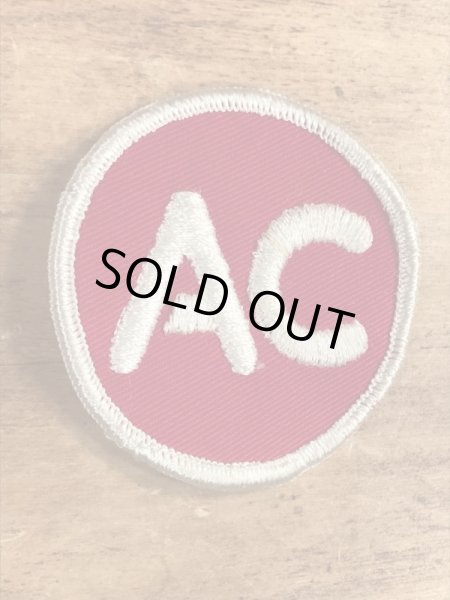 70年代頃のACスパークプラグのビンテージのワッペン