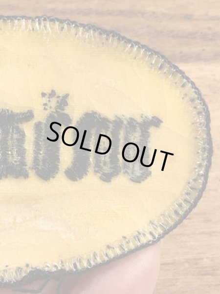 70年代頃のMidasのビンテージの刺繡ワッペン