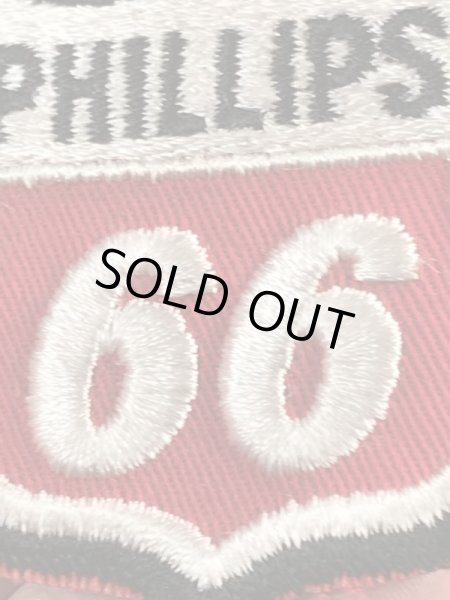 70年代頃のフィリップス66のビンテージの刺繡ワッペン