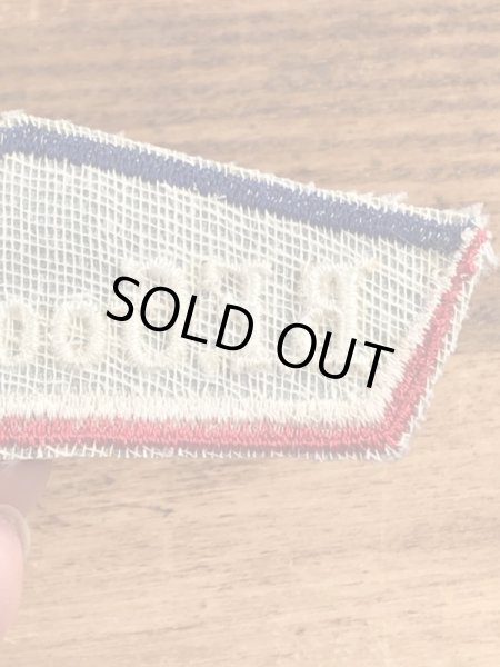 70年代頃のBFグッドリッチのビンテージの刺繡ワッペン