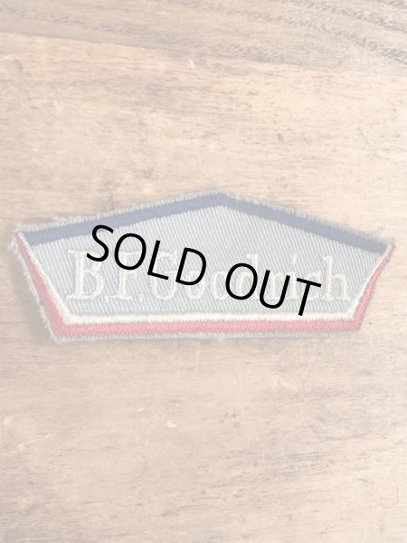 70年代頃のBFグッドリッチのビンテージの刺繡ワッペン