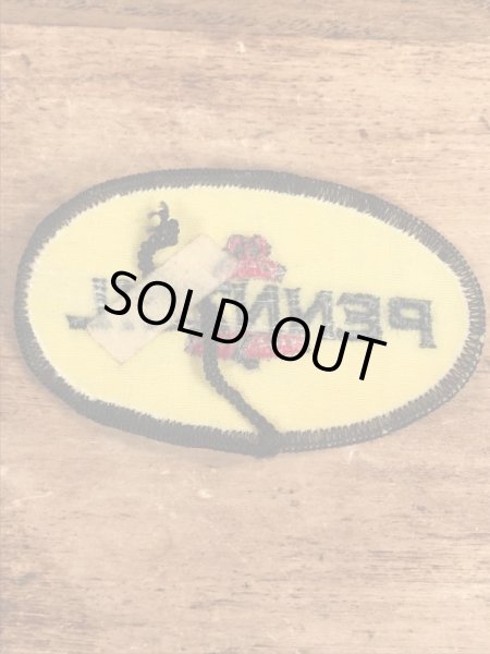 70’sのペンズオイルのヴィンテージの刺繡ワッペン