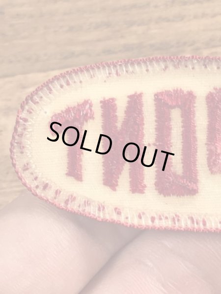 70’sのDu Pontのヴィンテージの刺繡パッチ