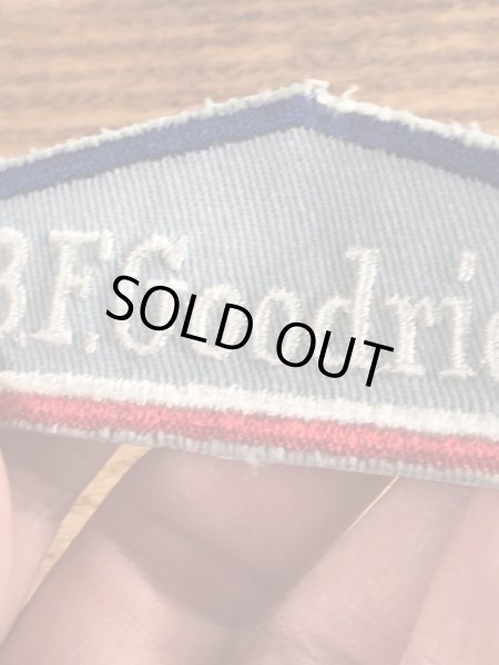 70年代頃のBFグッドリッチのビンテージの刺繡ワッペン