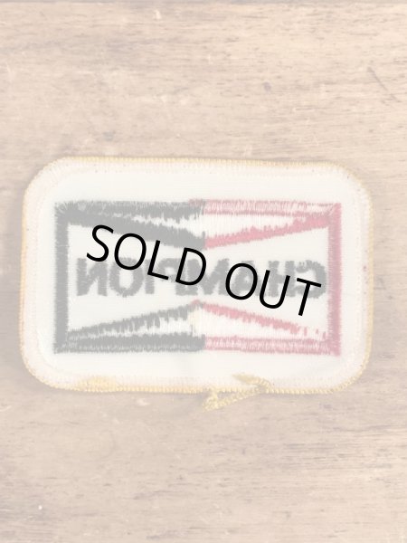 70’sのチャンピオンスパークプラグのヴィンテージの刺繡パッチ