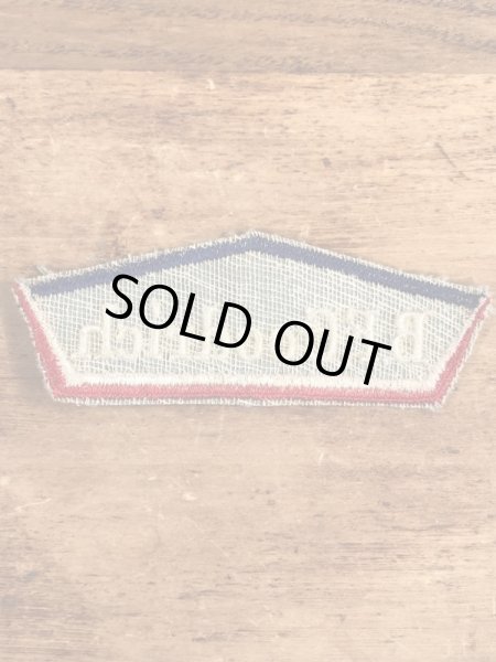 70’sのBFグッドリッチのヴィンテージの刺繡パッチ