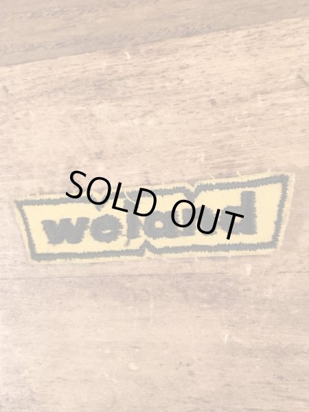 70’sのWeiandのヴィンテージの刺繡パッチ