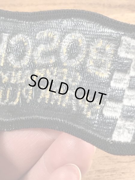 70’sのボッシュスパークプラグのヴィンテージの刺繡パッチ